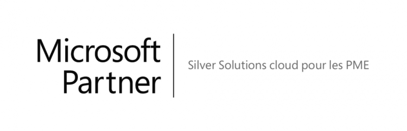 Logo Microsoft Partner Silver Solutions Cloud pour les PME Déessi